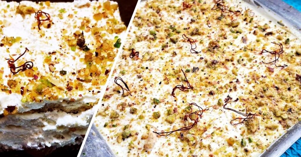 Eggless Rasmalai Tiramisu Recipe