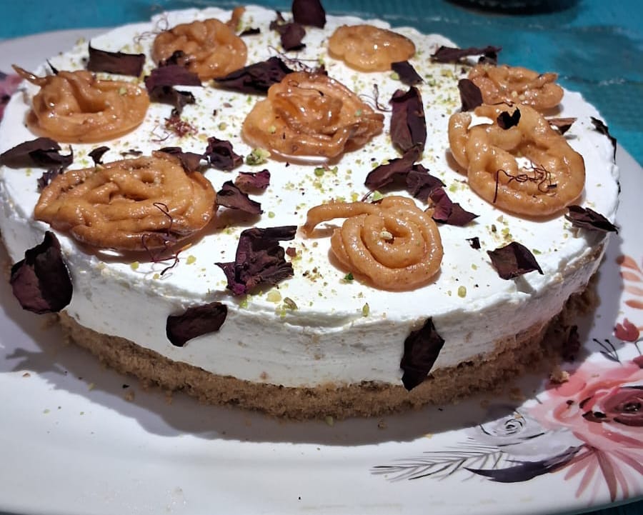 Jalebi Cheesecake