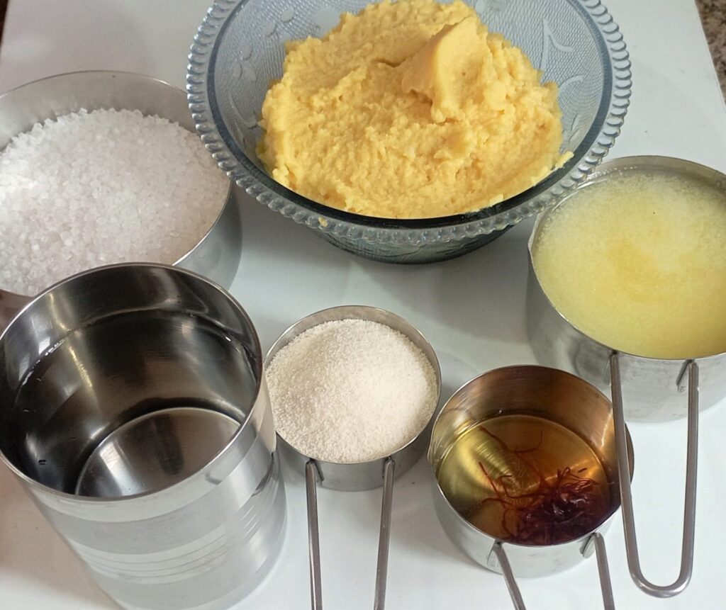 Moong Dal Halwa Cake Recipe